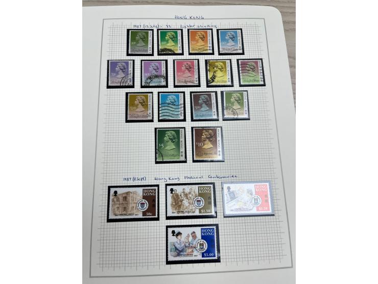 holding on album pages, better including QV used stamp to 96c, KGV Silver Jubilee, KGVI Silver Wedding, etc. Large quantity. 